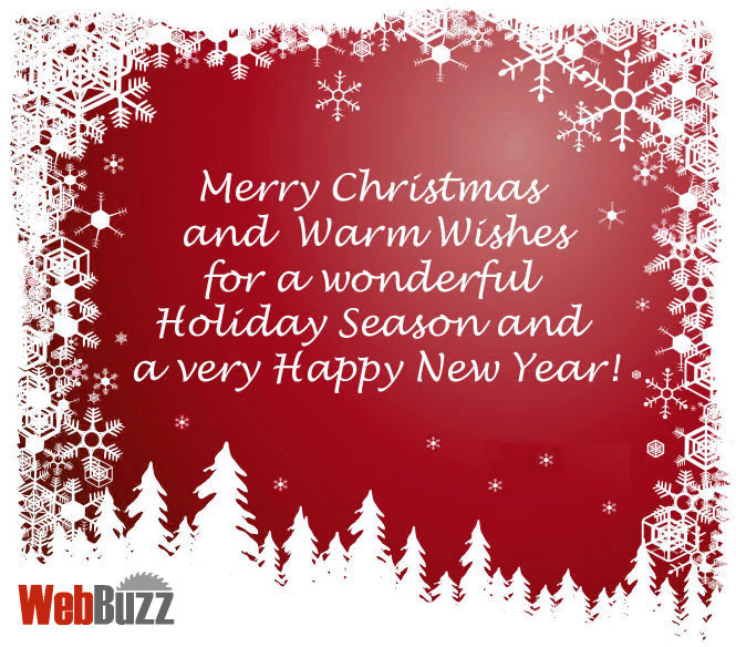WebBuzz Inc Wishes Happy Holidays - Content Management System Company Kitchener Waterloo